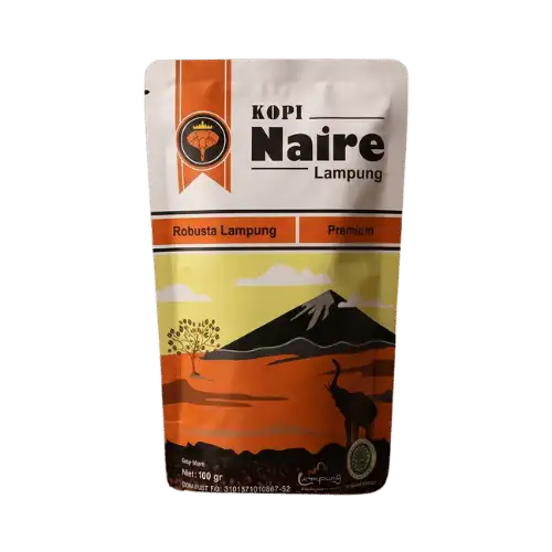 Naire Premium Coffee




Crafted from selected Lampung Robusta coffee beans, expertly processed to deliver a delightful taste and rich aroma.